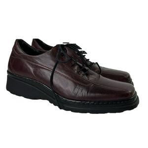 AirStep  burgundy lace up oxford shoes